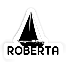 Roberta Sticker Sailboat Image