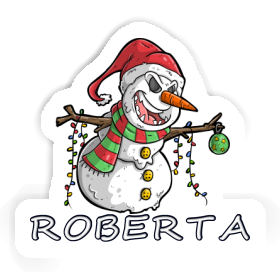 Bad Snowman Sticker Roberta Image