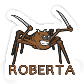 Fighting Spider Sticker Roberta Image