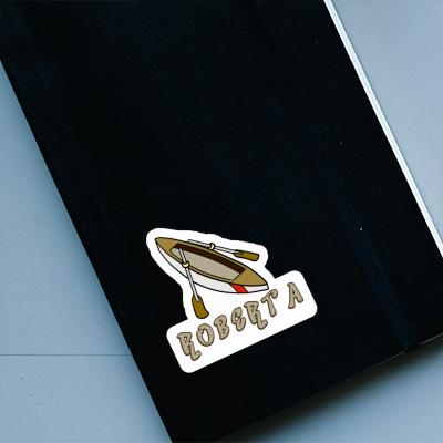 Rowboat Sticker Roberta Laptop Rowboat Sticker Roberta Laptop Image