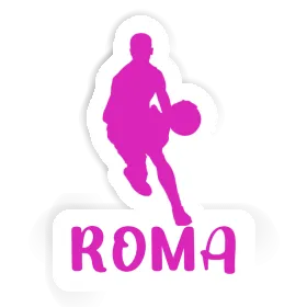 Roma Sticker Basketball Player Image