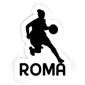 Sticker Roma Basketball Player Image