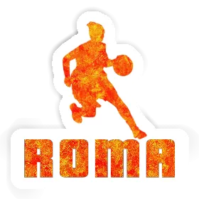 Sticker Roma Basketball Player Image