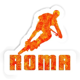 Sticker Biker Roma Image