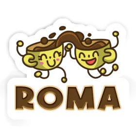 Sticker Coffee Roma Image