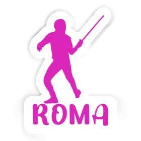 Fencer Sticker Roma Image