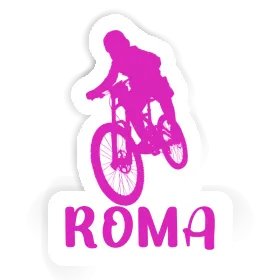 Sticker Roma Freeride Biker Image