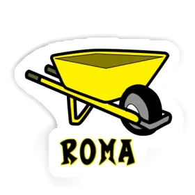 Roma Sticker Wheelbarrow Image