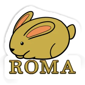 Lapin Autocollant Roma Image