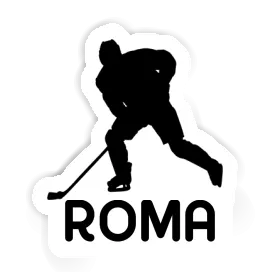 Joueur de hockey Autocollant Roma Image