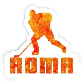 Aufkleber Roma Eishockeyspieler Image