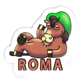 Sticker Roma Horse Image