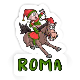 Sticker Roma Horse Image