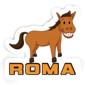 Horse Sticker Roma Image