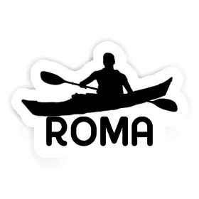 Roma Sticker Kajakfahrer Image