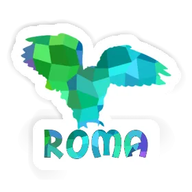 Owl Sticker Roma Image