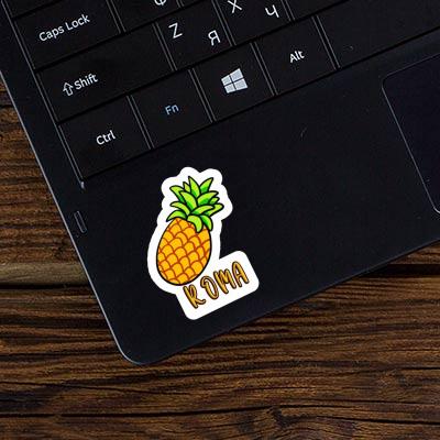 Roma Sticker Pineapple Image