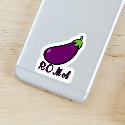 Sticker Aubergine Roma Image