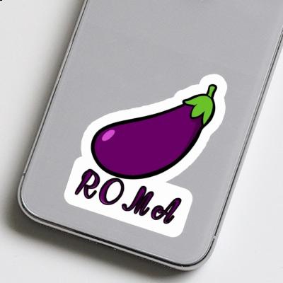 Sticker Aubergine Roma Image