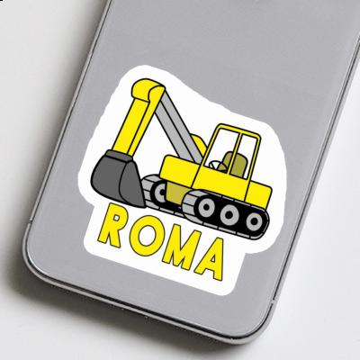 Sticker Excavator Roma Gift package Image