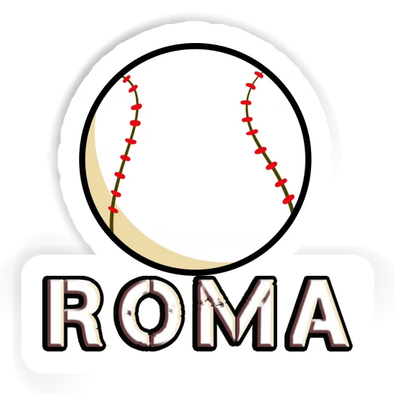 Baseball Ball Sticker Roma Image