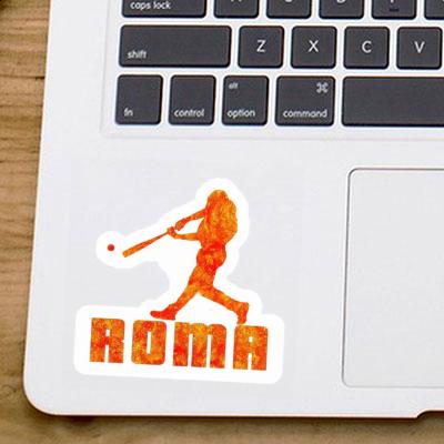 Joueur de baseball Autocollant Roma Gift package Image