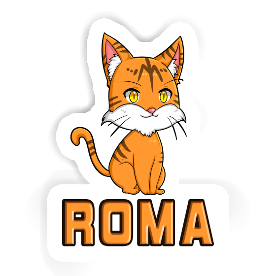 Kitten Sticker Roma Notebook Image