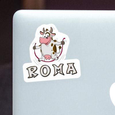 Autocollant Vache Roma Notebook Image