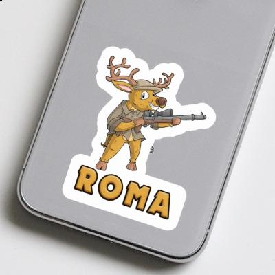 Sticker Roma Deer Notebook Image