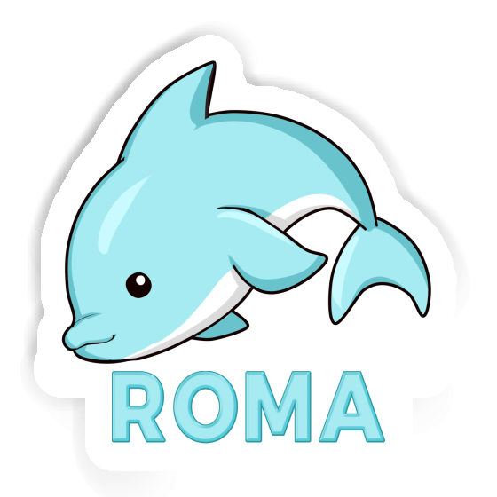 Sticker Roma Dolphin Image