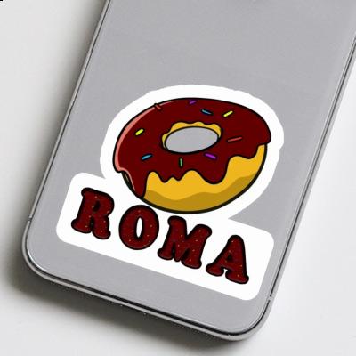 Krapfen Sticker Roma Laptop Image