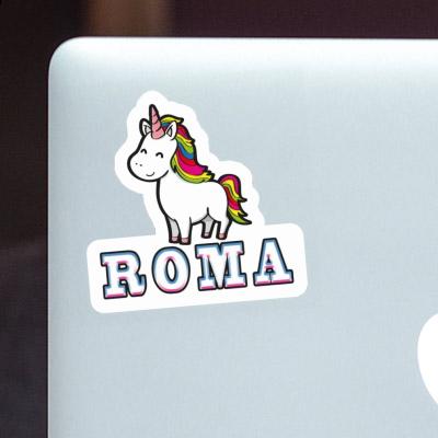 Roma Sticker Unicorn Notebook Image