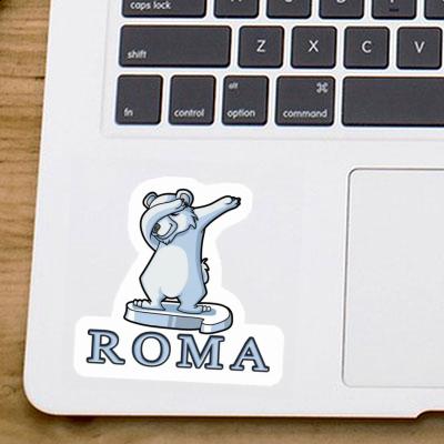 Polar Bear Sticker Roma Notebook Image