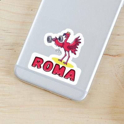 Sticker Weight Lifter Roma Laptop Image