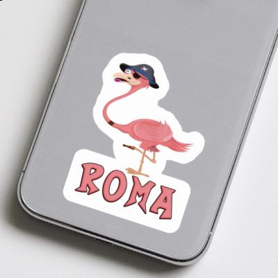 Sticker Roma Flamingo Laptop Image