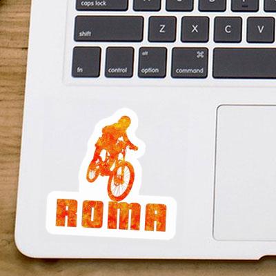 Autocollant Freeride Biker Roma Notebook Image