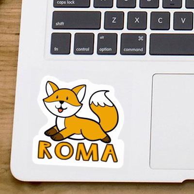 Fox Sticker Roma Notebook Image