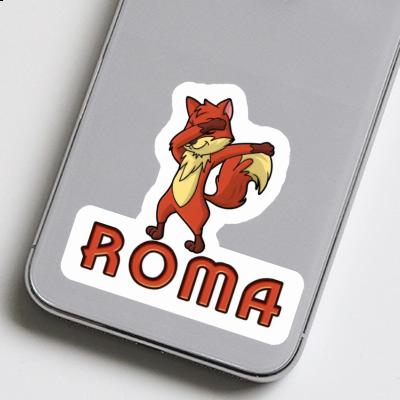 Sticker Roma Fox Image