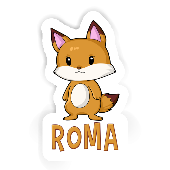 Sticker Roma Fox Notebook Image