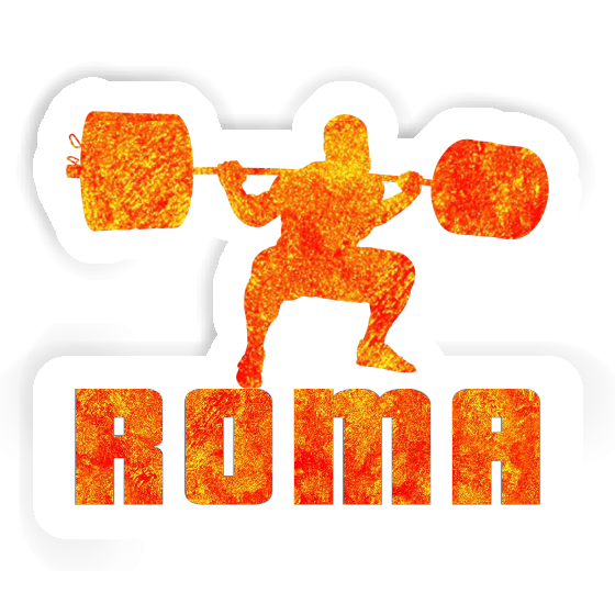 Sticker Weightlifter Roma Laptop Image