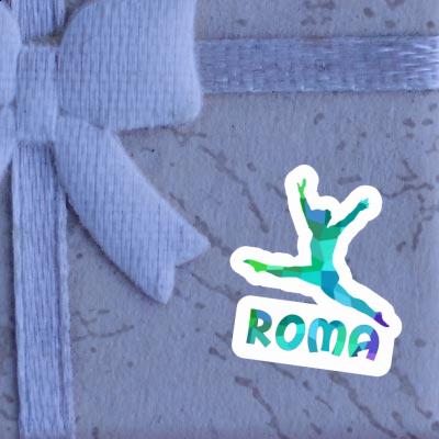 Gymnast Sticker Roma Laptop Image