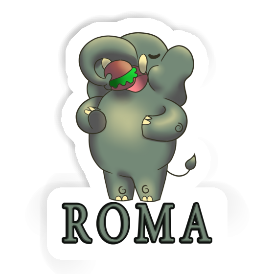 Roma Sticker Elephant Image