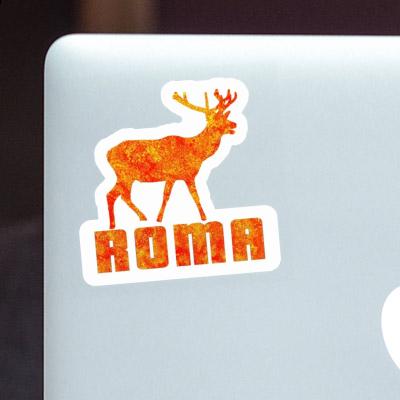 Sticker Deer Roma Gift package Image