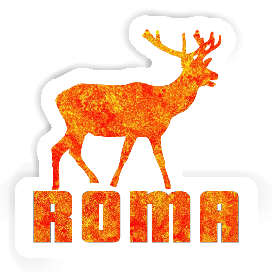 Sticker Deer Roma Gift package Image