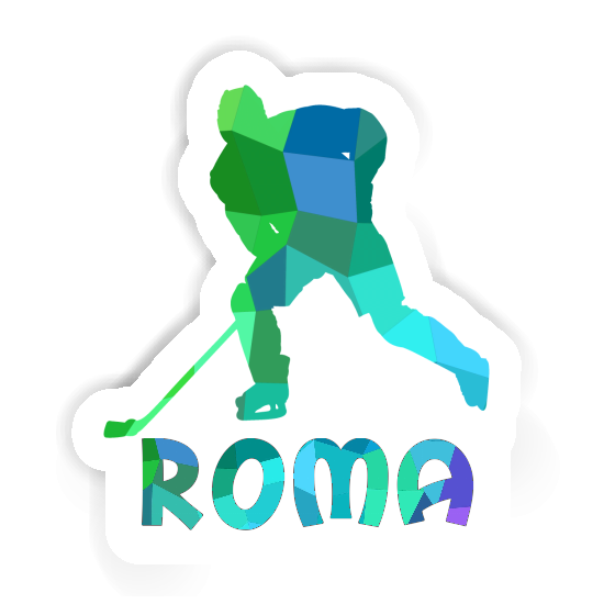 Sticker Roma Hockey Player Image