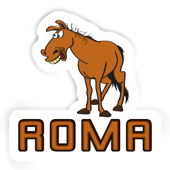 Sticker Horse Roma Laptop Image