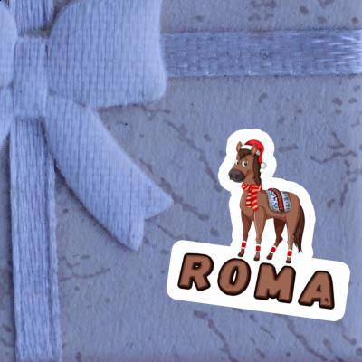 Sticker Christmas Horse Roma Image