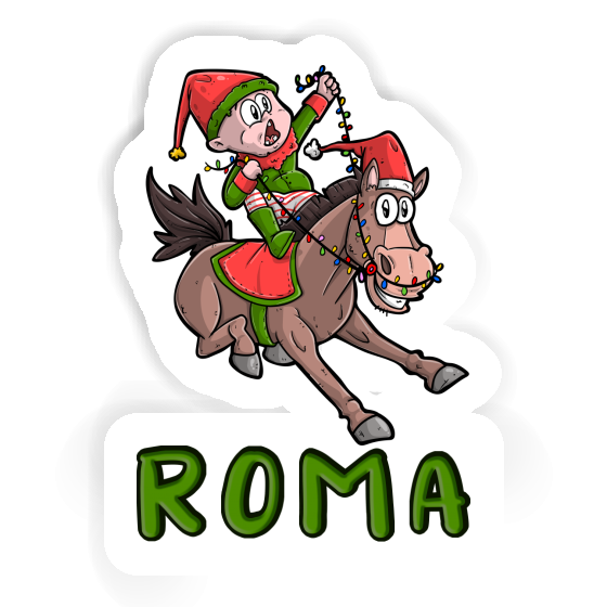 Sticker Roma Horse Notebook Image