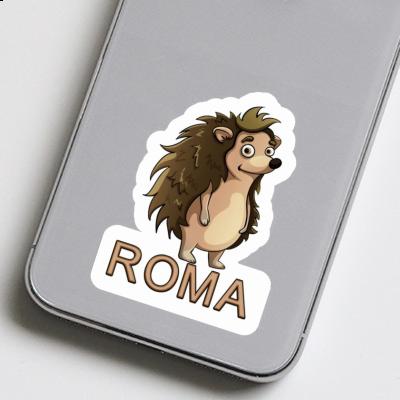 Roma Sticker Hedgehog Notebook Image