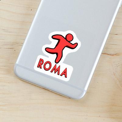 Jogger Sticker Roma Notebook Image